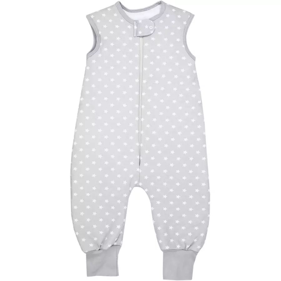 TupTam Baby  Winter Schlafsack mit Beinen 2,5 Tog hellgrau