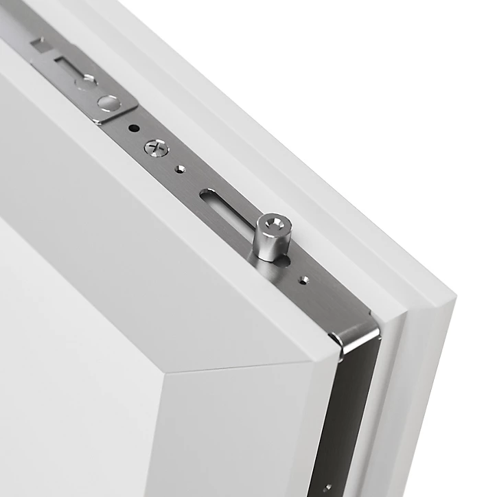 Fenêtre PVC 1 vantail oscillo-battant GoodHome blanc - l.60 x h.75 cm, tirant droit
