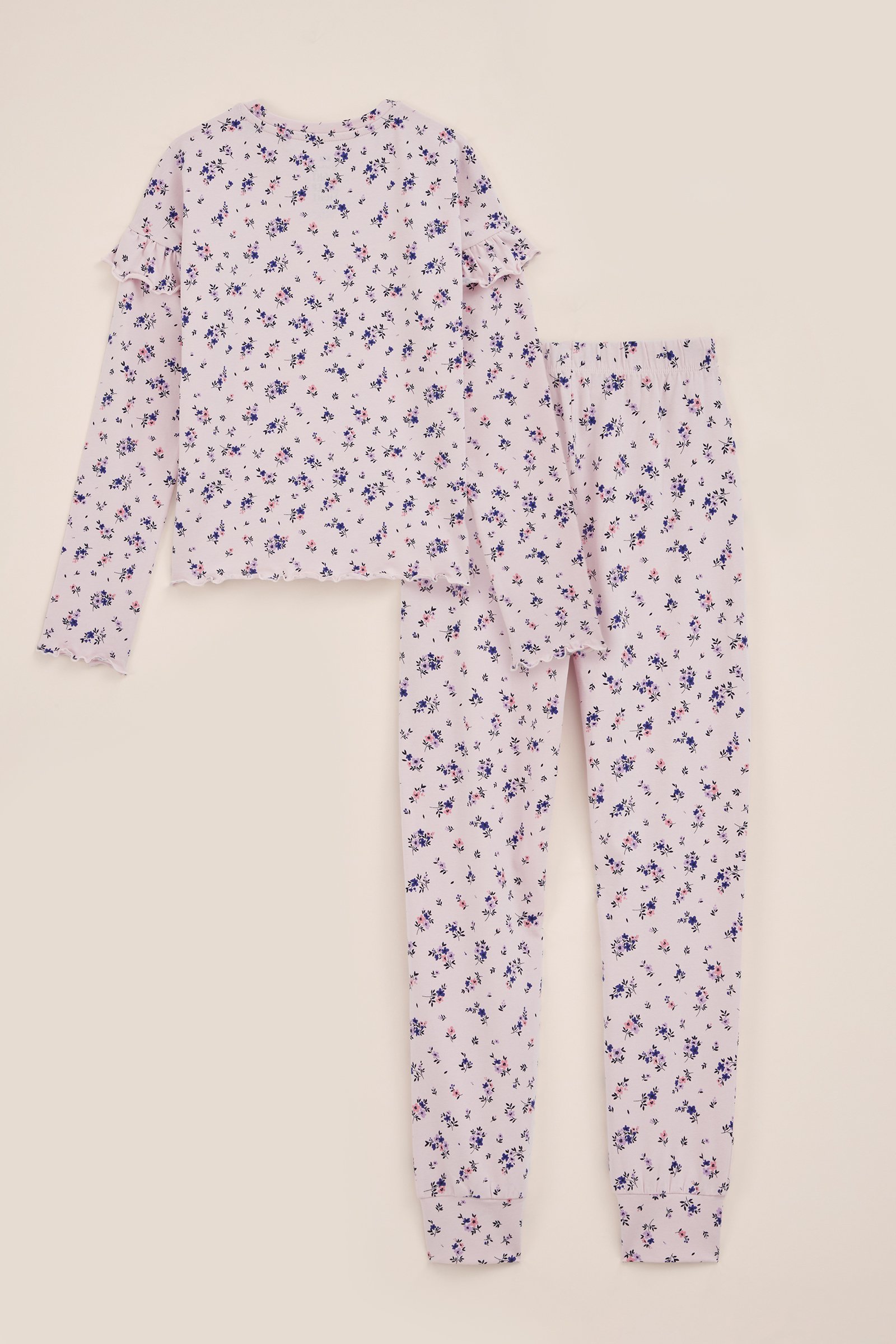Meisjes pyjamaset met dessin WE Fashion Lichtroze