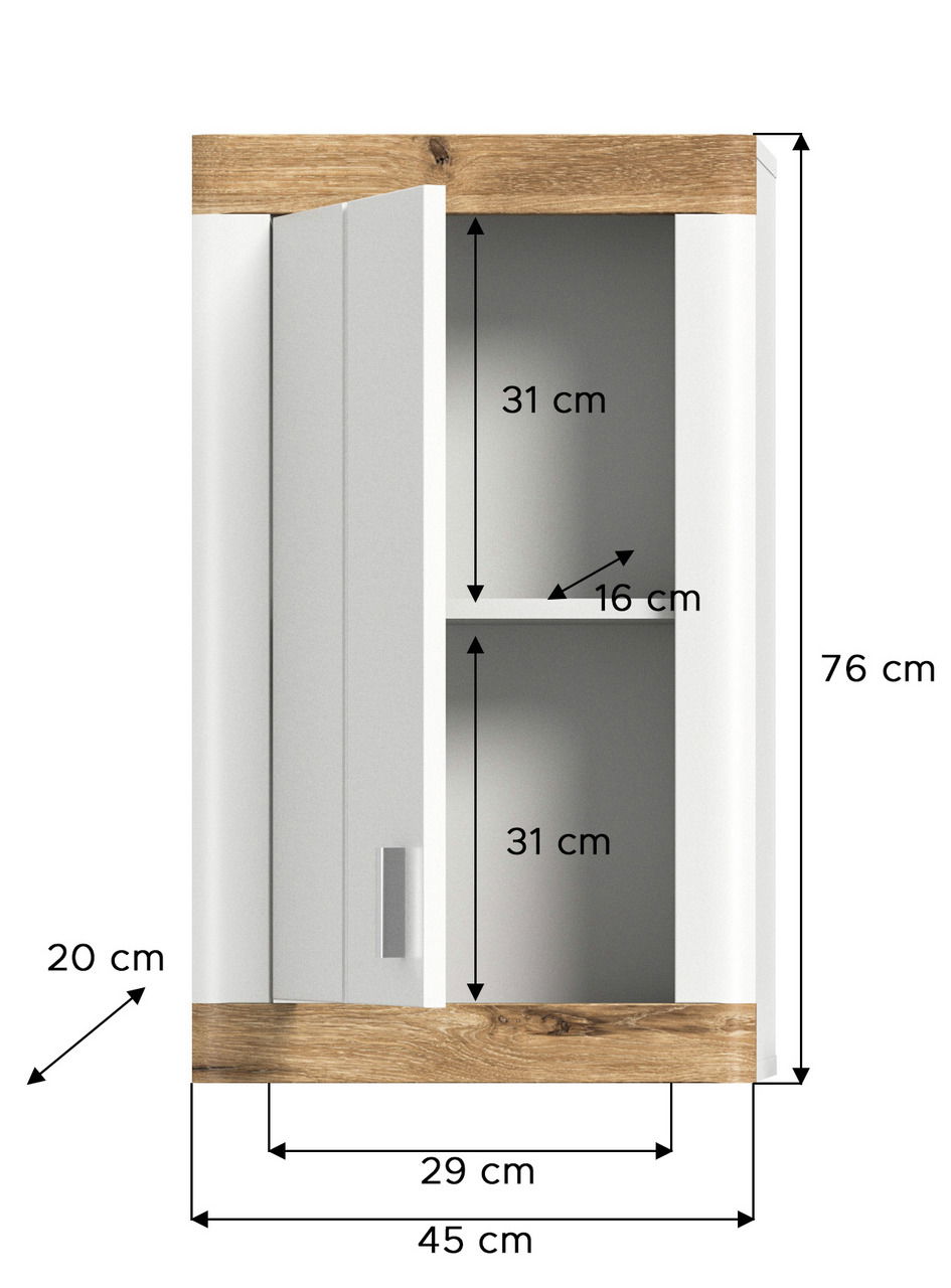 MID.YOU Hängeschrank LAREDO