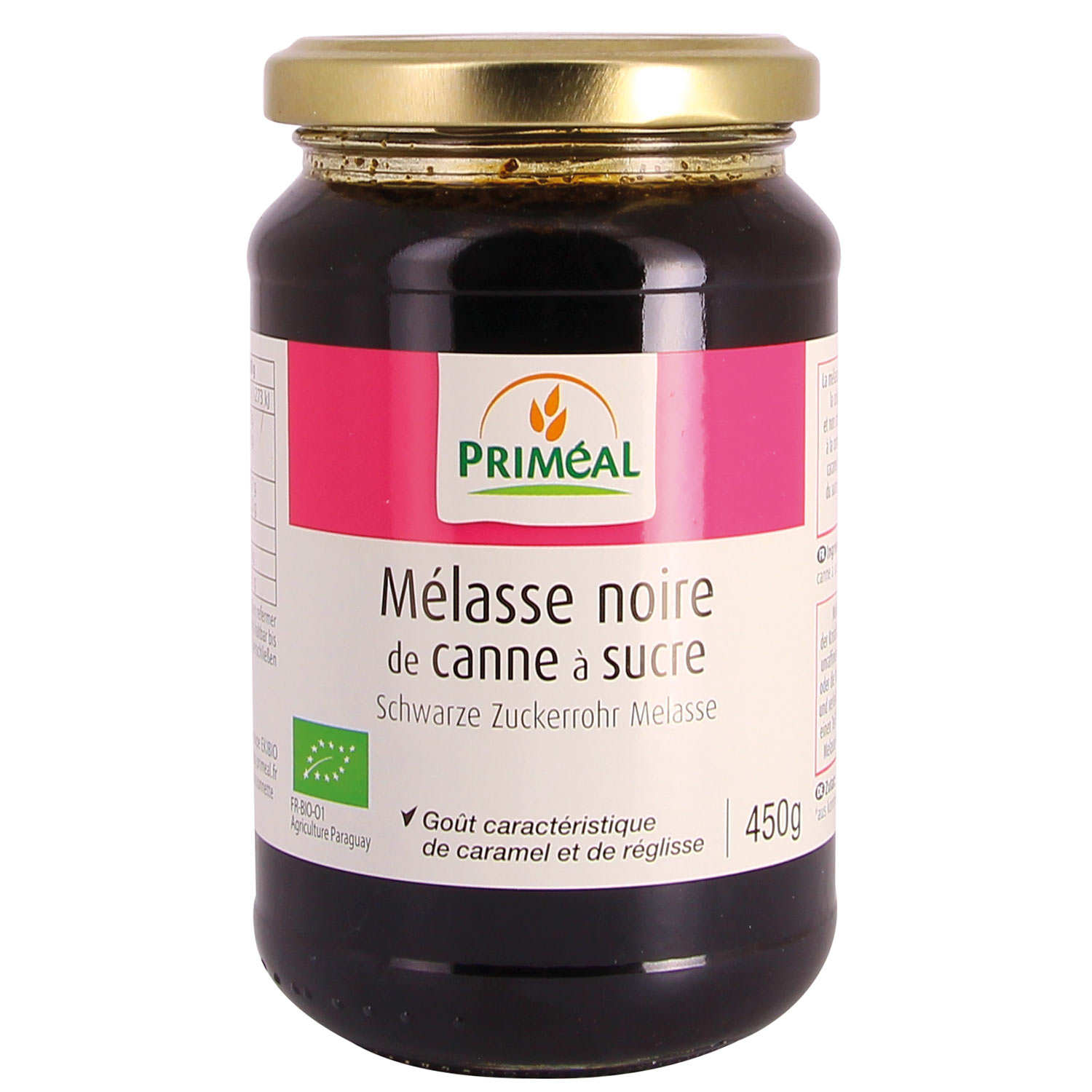 Mélasse noire de canne à sucre bio