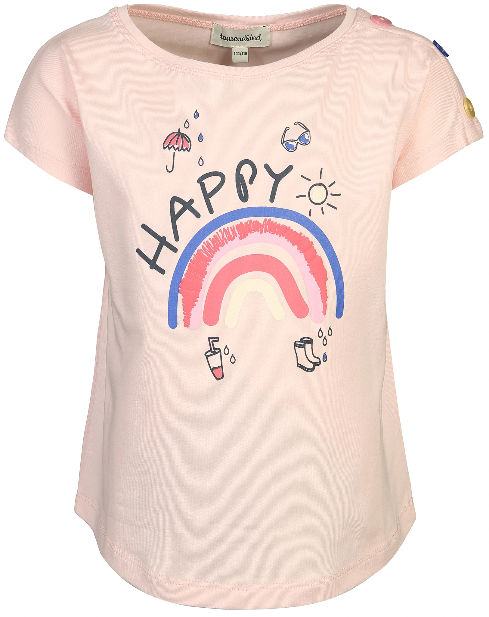 T-Shirt HAPPY in pink