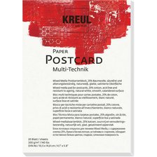 Bloc pour artistes Paper Postcard, A6, 20 feuilles