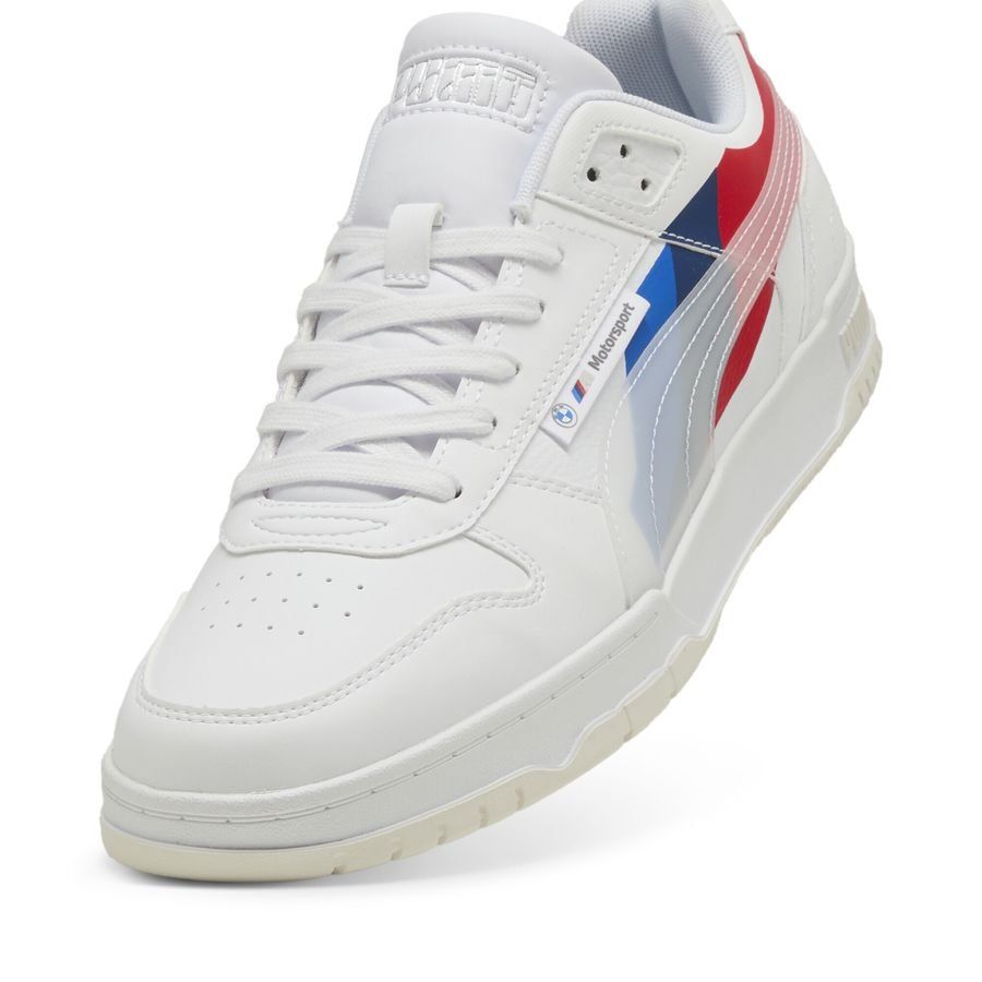 PUMA BMW M Motorsport RBD Game Low Chaussures - Blanc/Rouge/Bleu