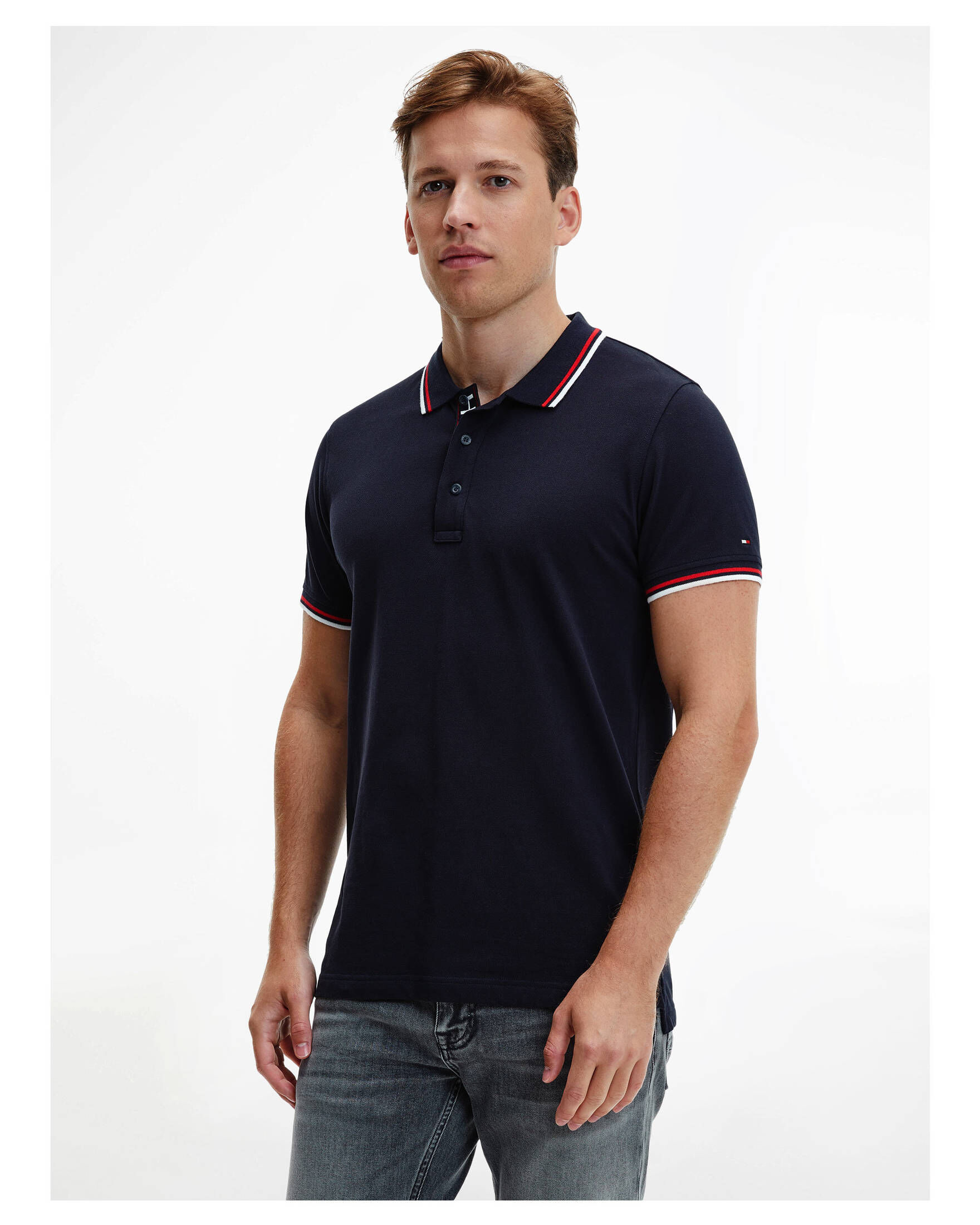 Tommy Hilfiger| Herren Poloshirt Slim Fit Kurzarm
