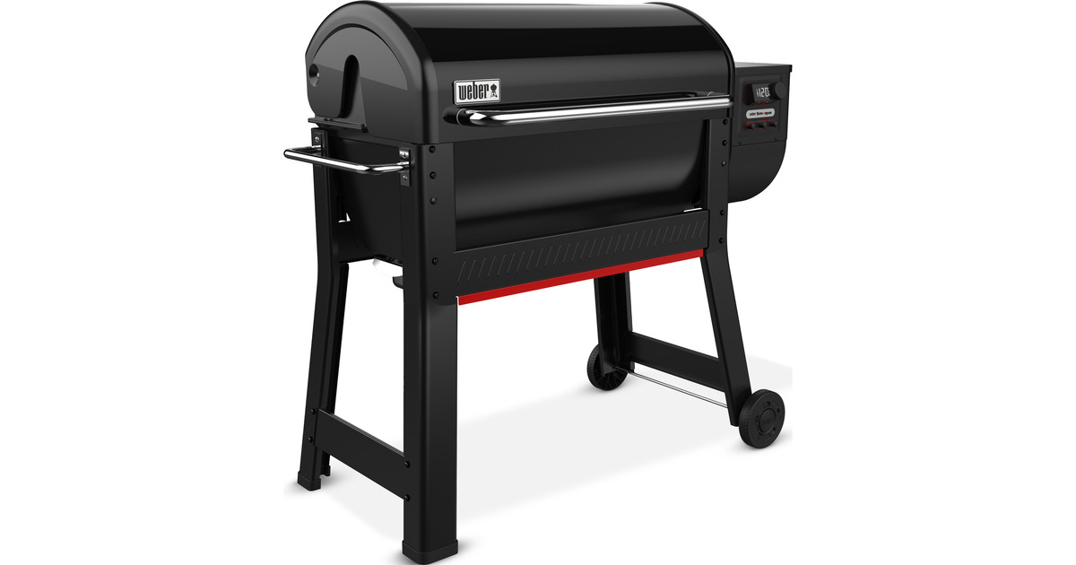 WeberSmoque XL houtpellet rookoven smoker  (Zwart, 2 temperatuursensoren, app-bediening)