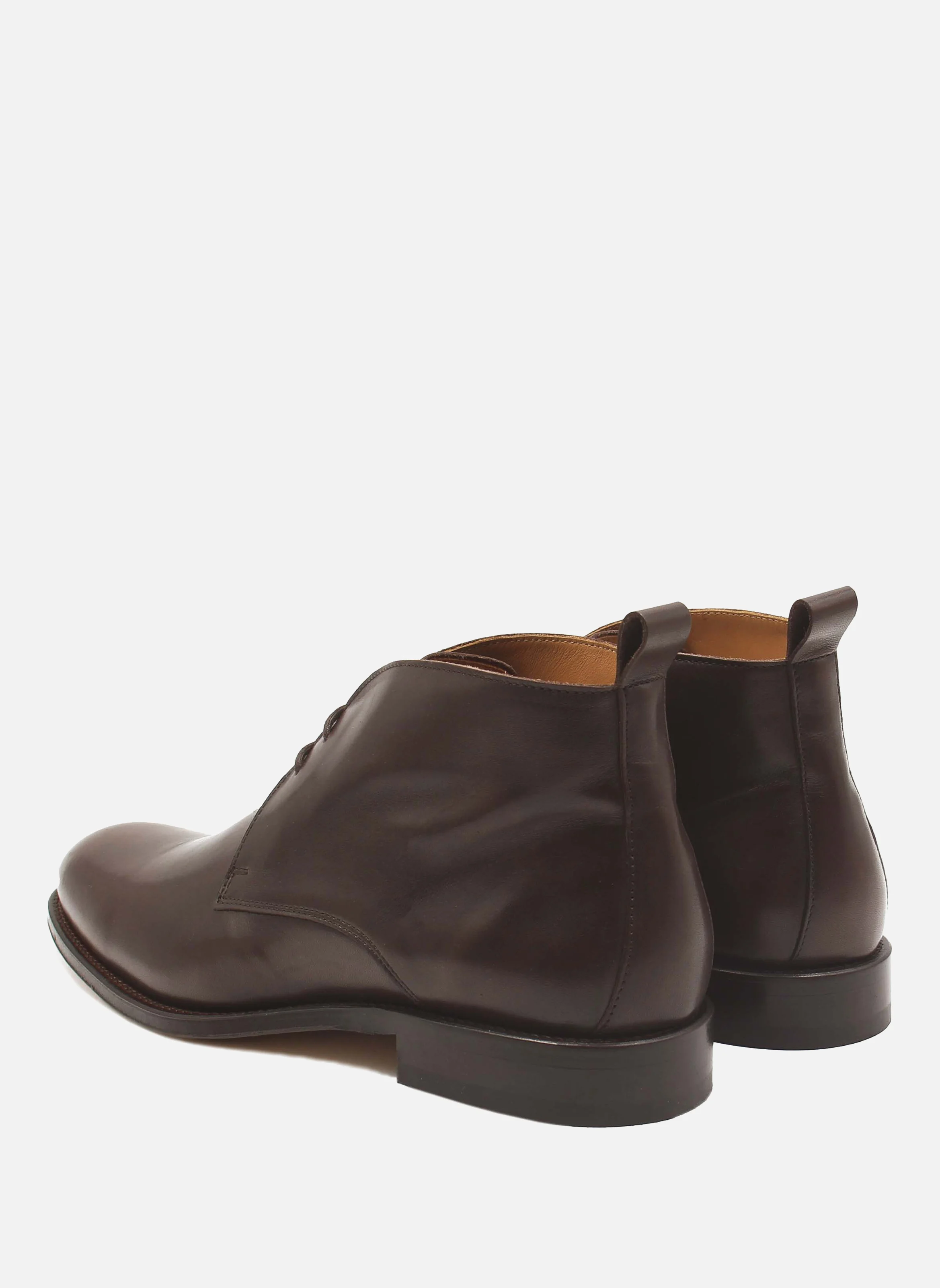 Desert boots cuir lisse | Marron