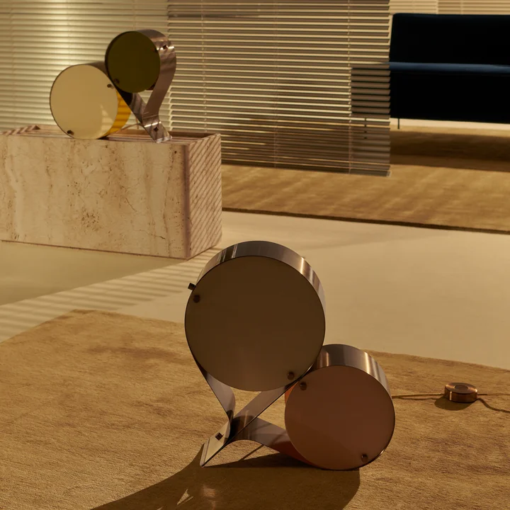 Gubi - Coppia Tischleuchte, ivory / olive
