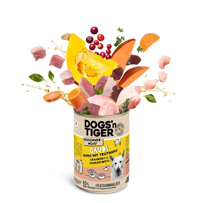 Lot Dogs'n Tiger Menu gourmet 12 x 400 g