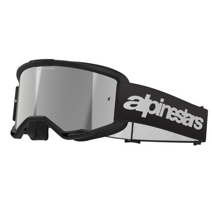 Masque cross Alpinestars VISION 3 WORDMARK IRIDIUM 2025 - Noir