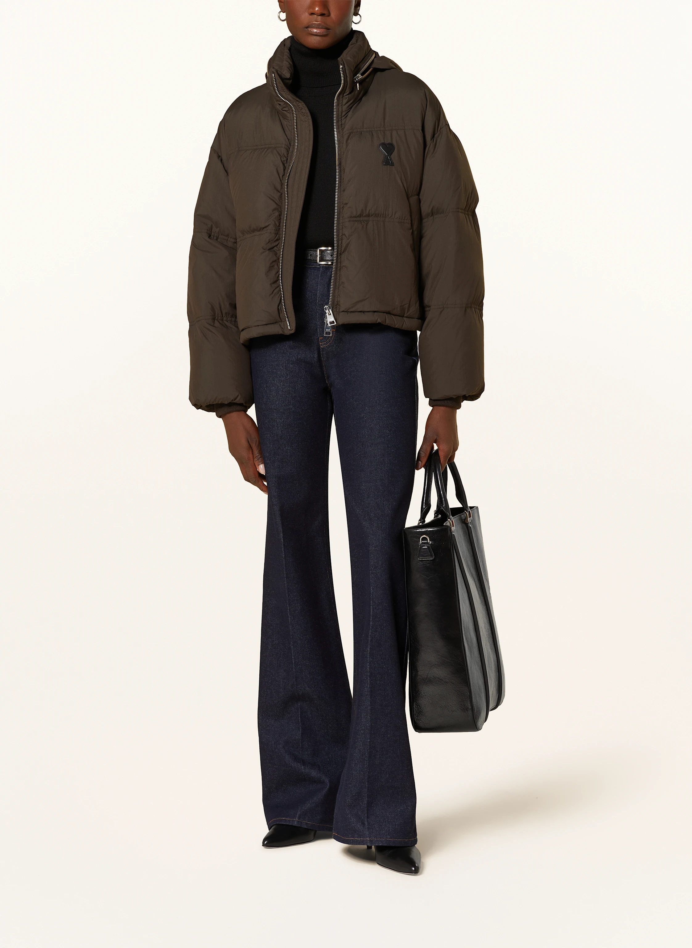 AMI PARIS Cropped-Daunenjacke