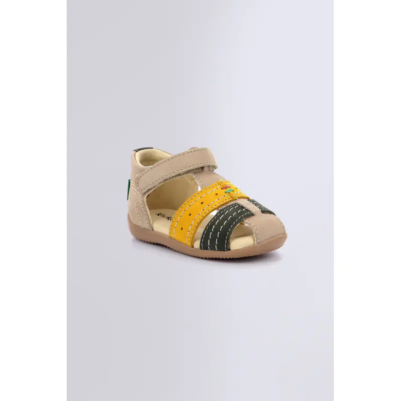 Bigbazar Beige jaune SANDALES Cuir Garçon
