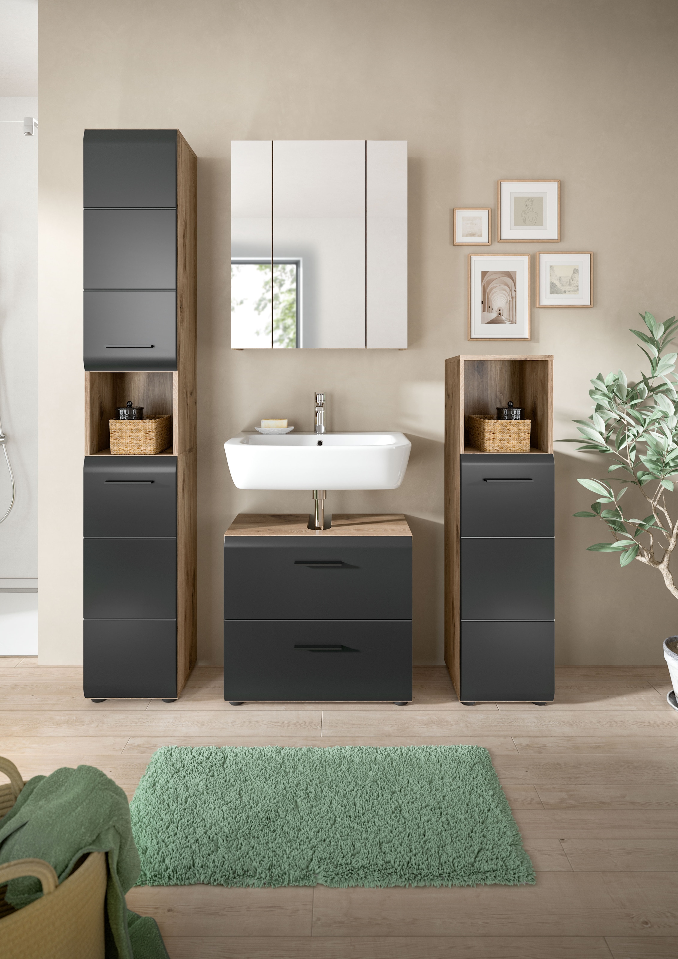 INOSIGN Badezimmer-Set Set, 4 Stk. tlg.