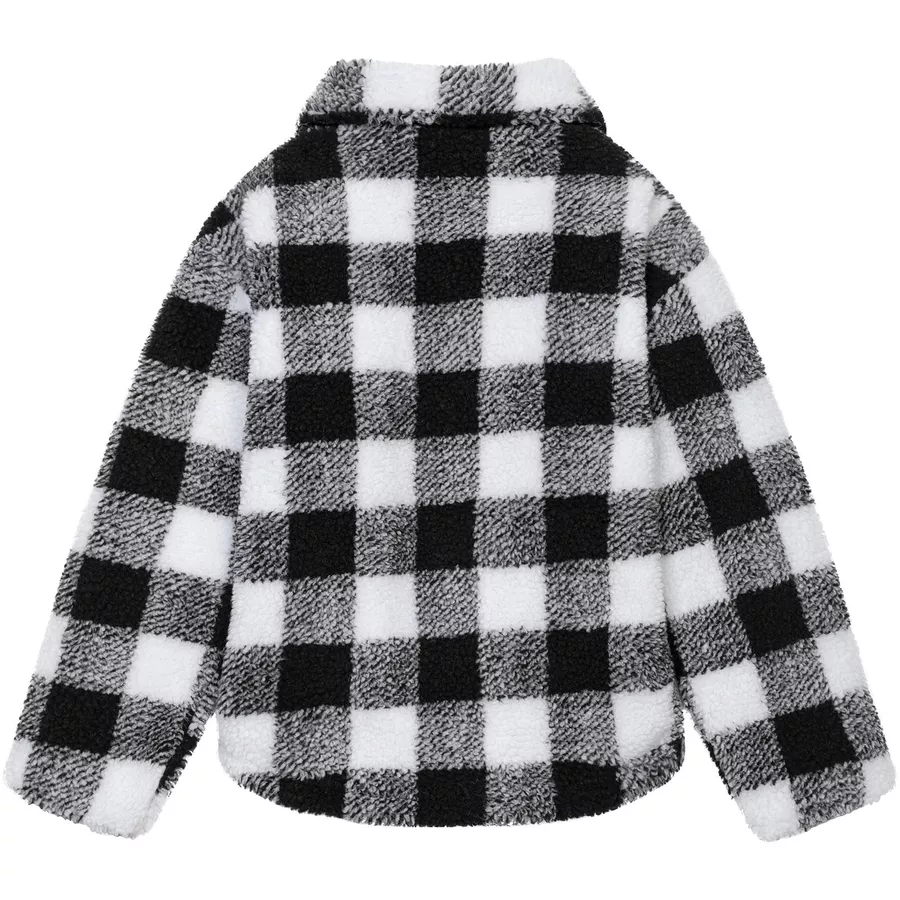 MINOTI Teddyjacke SchwarzWeiß