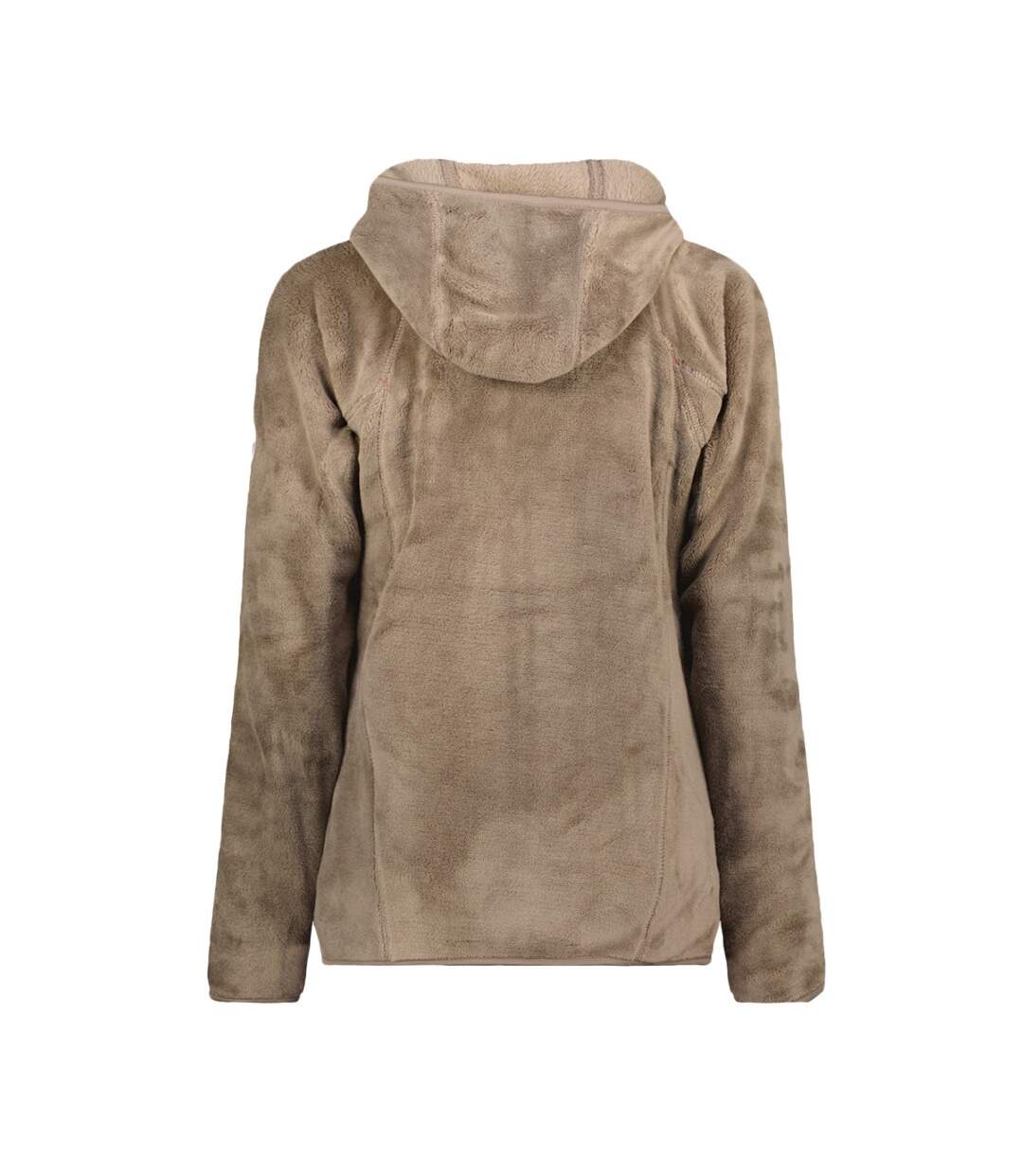 Gilet Polaire Marron Femme Geographical Norway Upalood