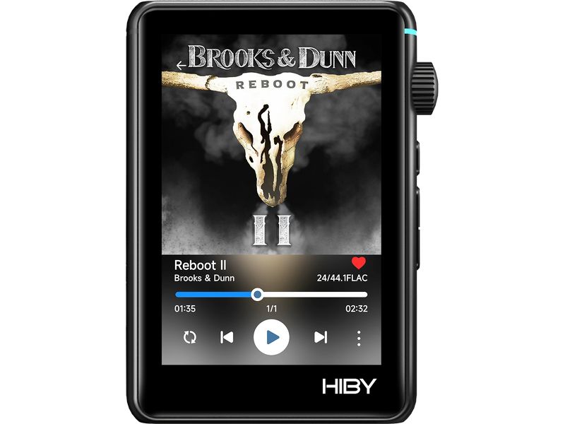 HiBy HiRes-Player R3 II 2025 Schwarz Hi-Res Musik-Player mit Bluetooth und WiFi