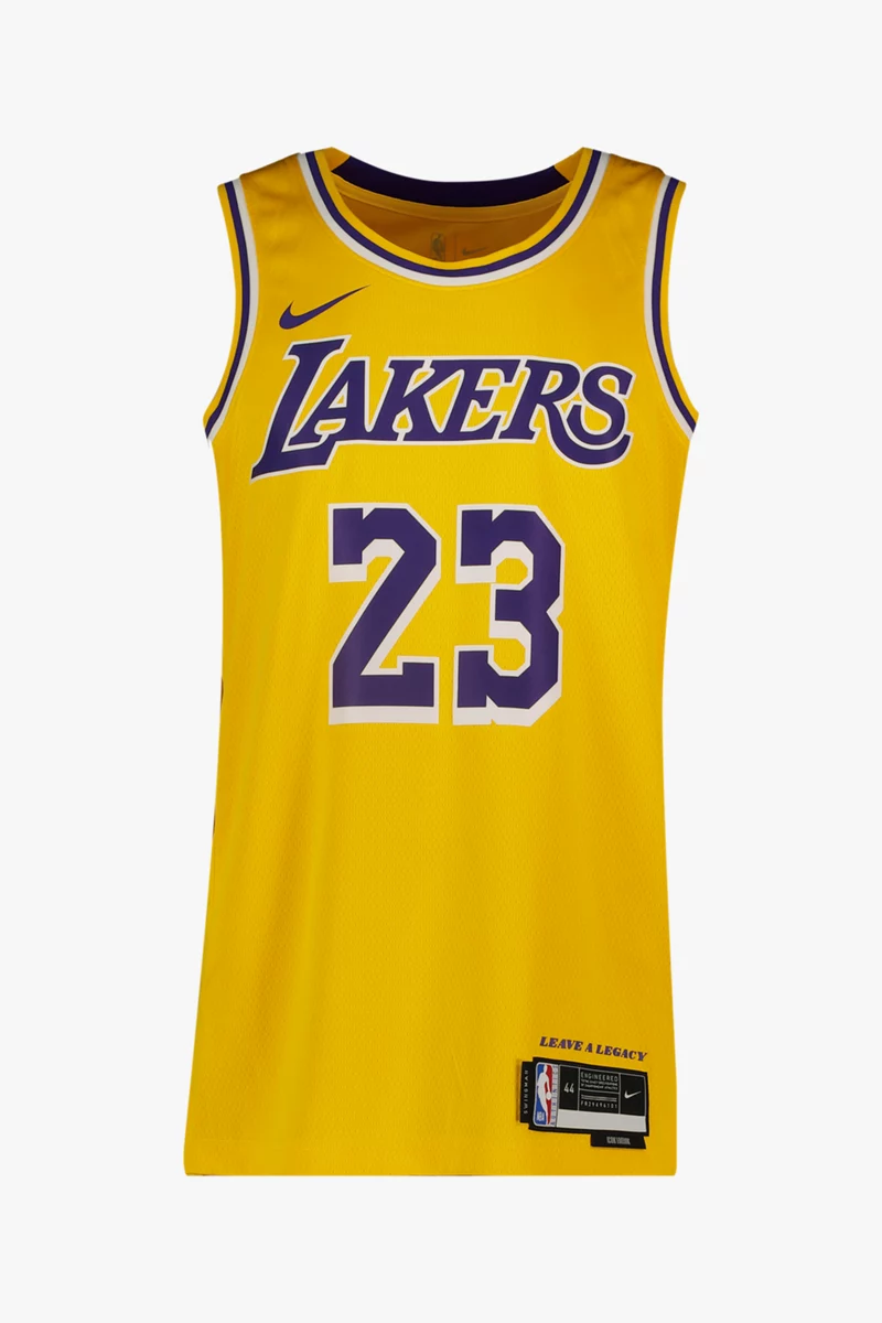 Nike Los Angeles Lakers Icon Edition LeBron James Herren Basketballtrikot
