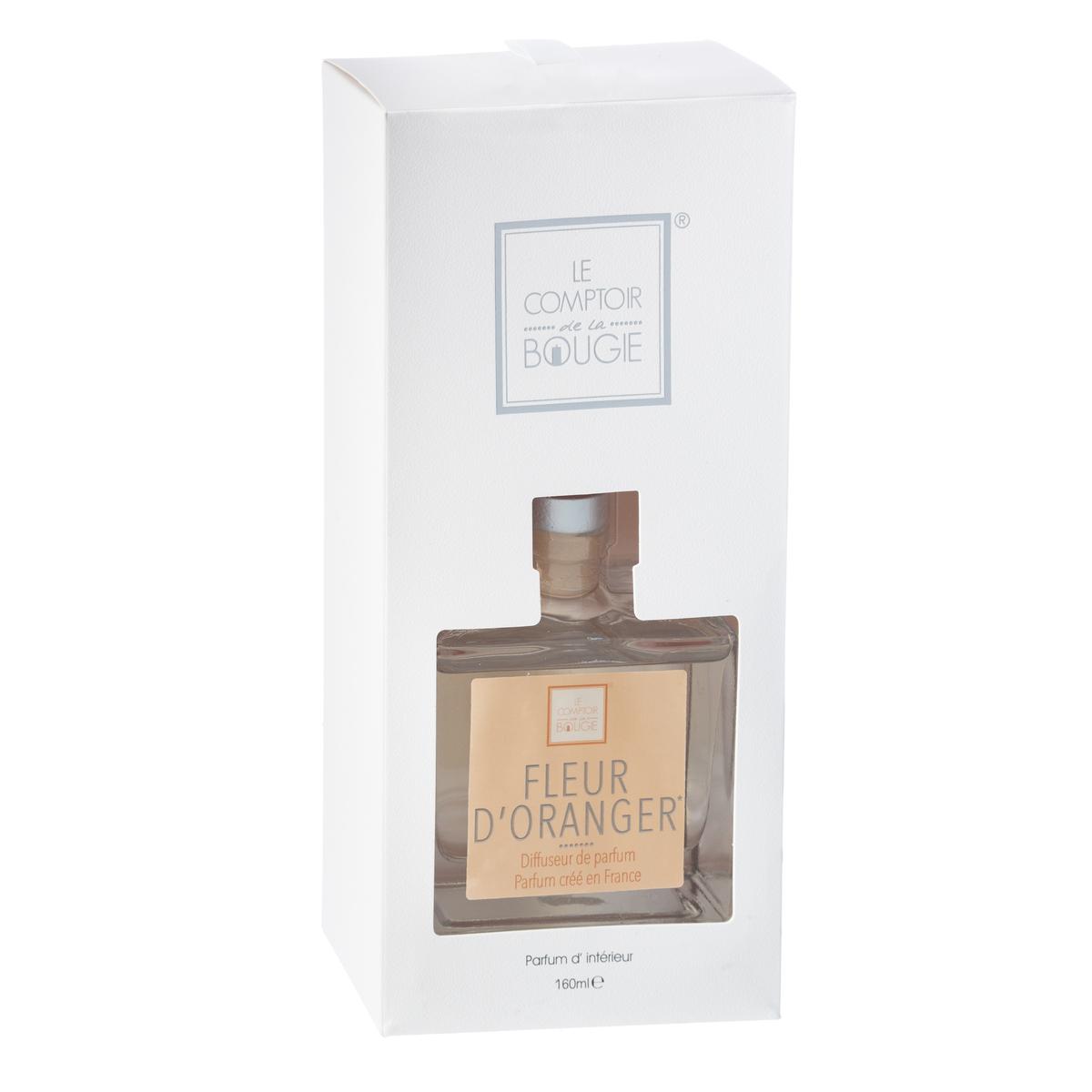DIFFUSEUR VERRE ELEA FLEURS ORANGE 160ML