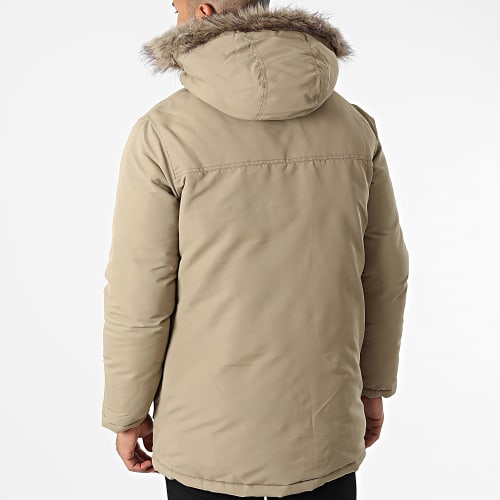 Parka Capuche Fourrure Craft Beige