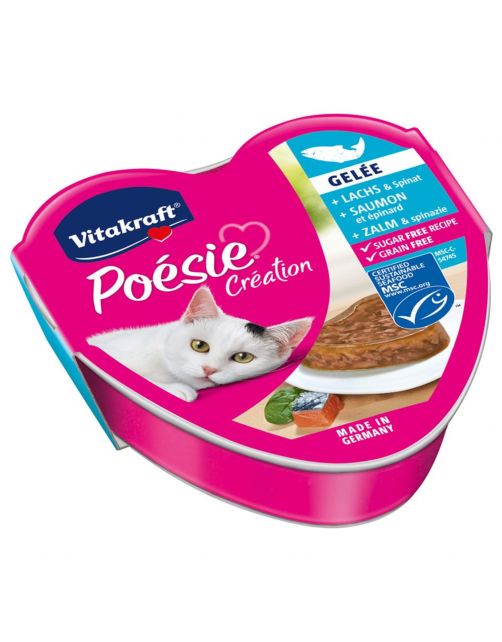 Vitakraft Poésie Gelei Alu 85 g - Kattenvoer