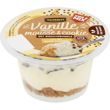 Jumbo Vanille Smaak Mousse & Cookie 65g