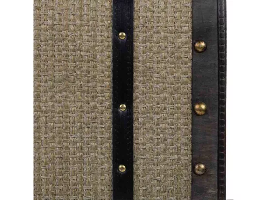 Valise en bois argenté 43x30x17