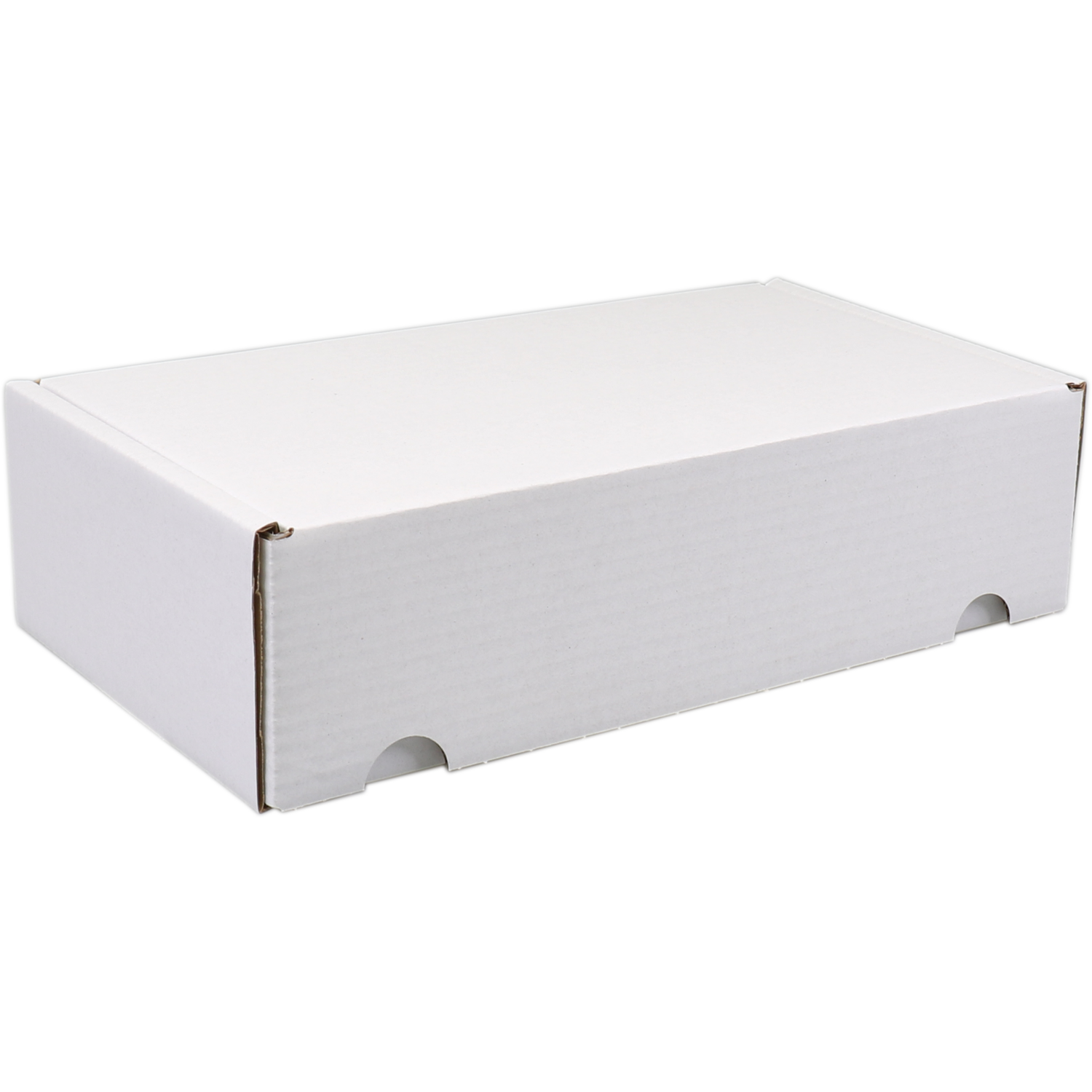 SendProof® Postpakketdoos, golfkarton, 190x280x70mm, gestanst, wit
