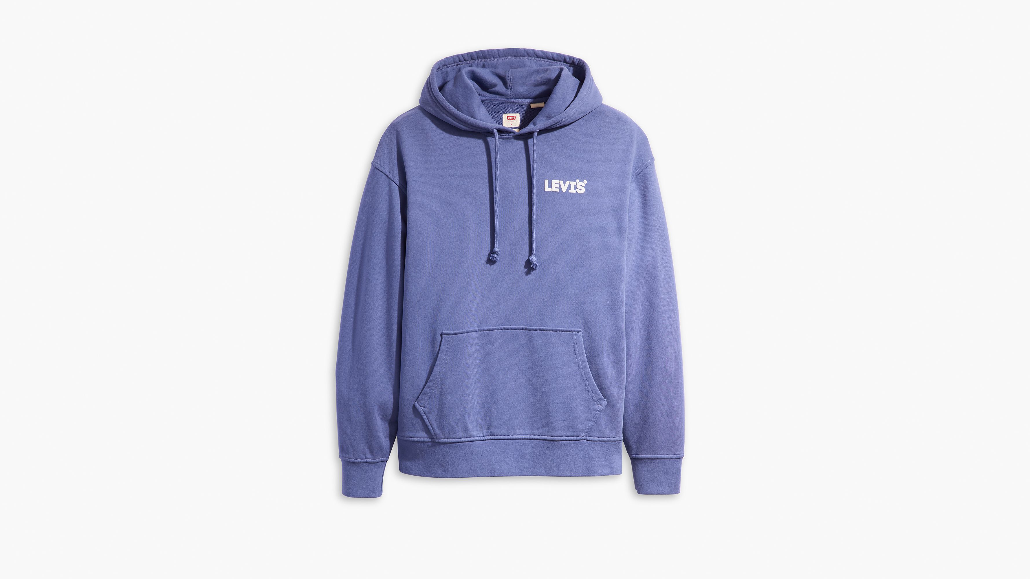 Sweat à capuche graphique Relaxed - Headline Hoodie Coastal Fjord - Bleu
