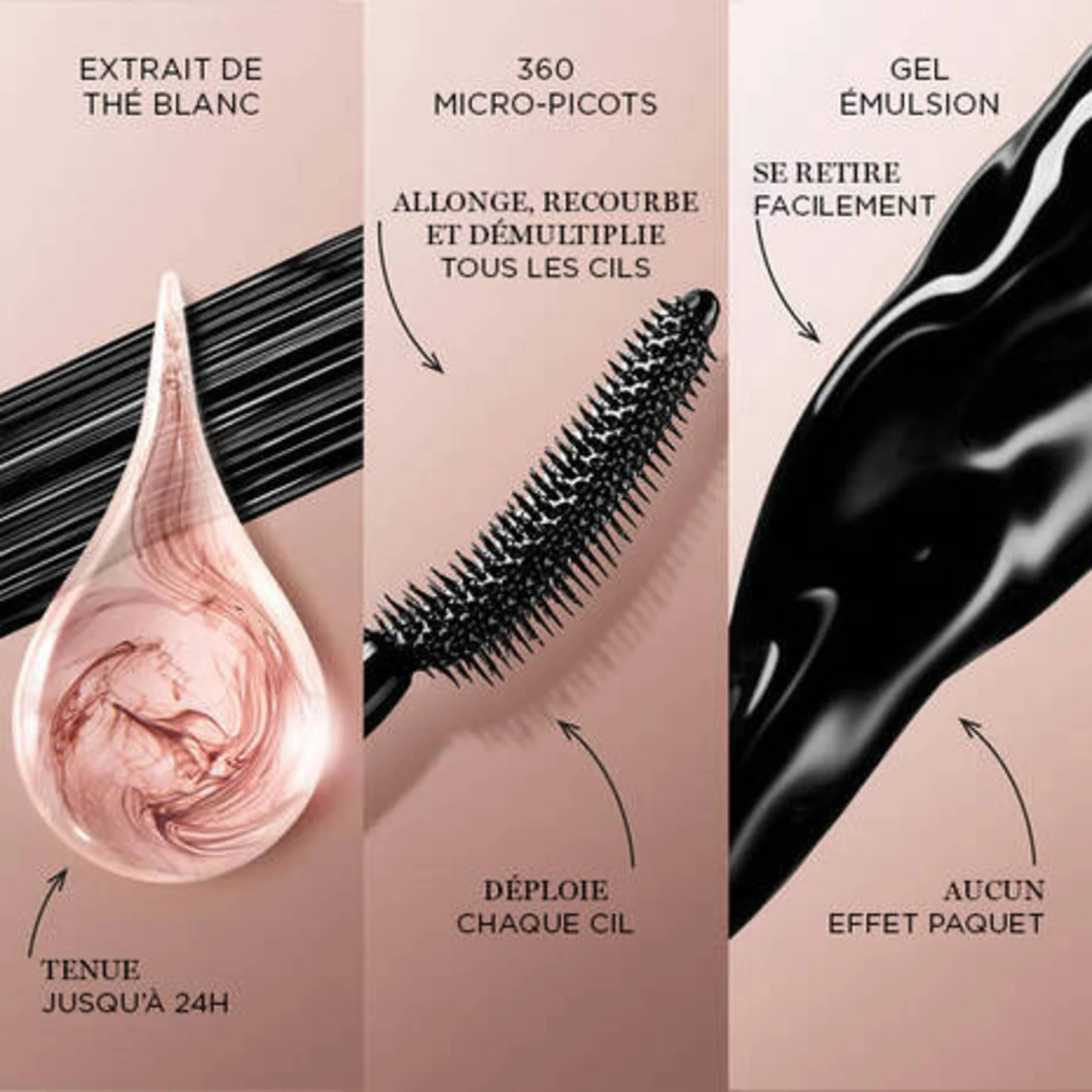 Lash Idôle - Mascara Volume Effet Cils Recourbés |- Marron