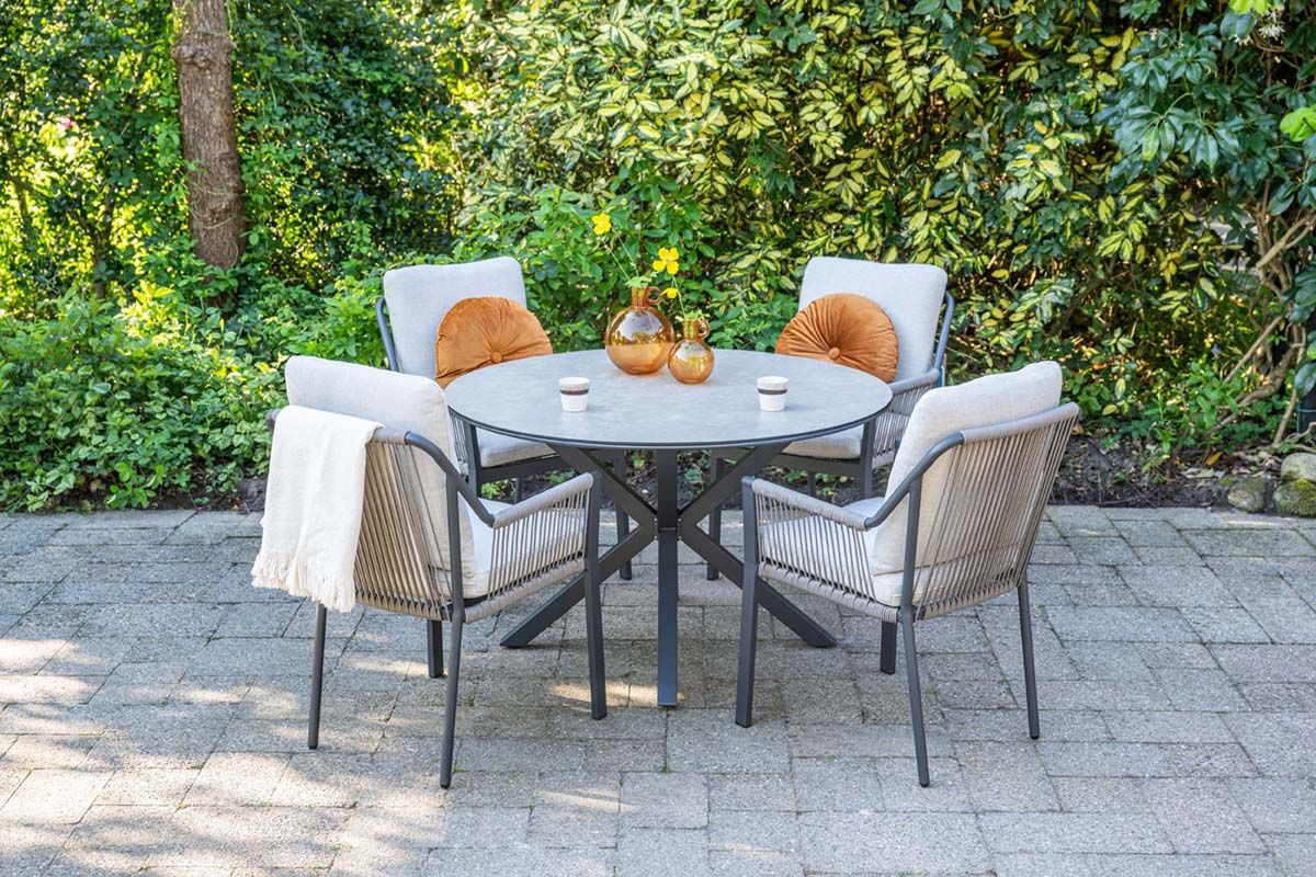 Garden Impressions Raxa dining fauteuil - carbon black