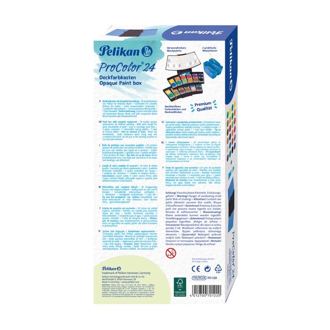 Farbkasten - ProColor® 24 - schwarz/blau