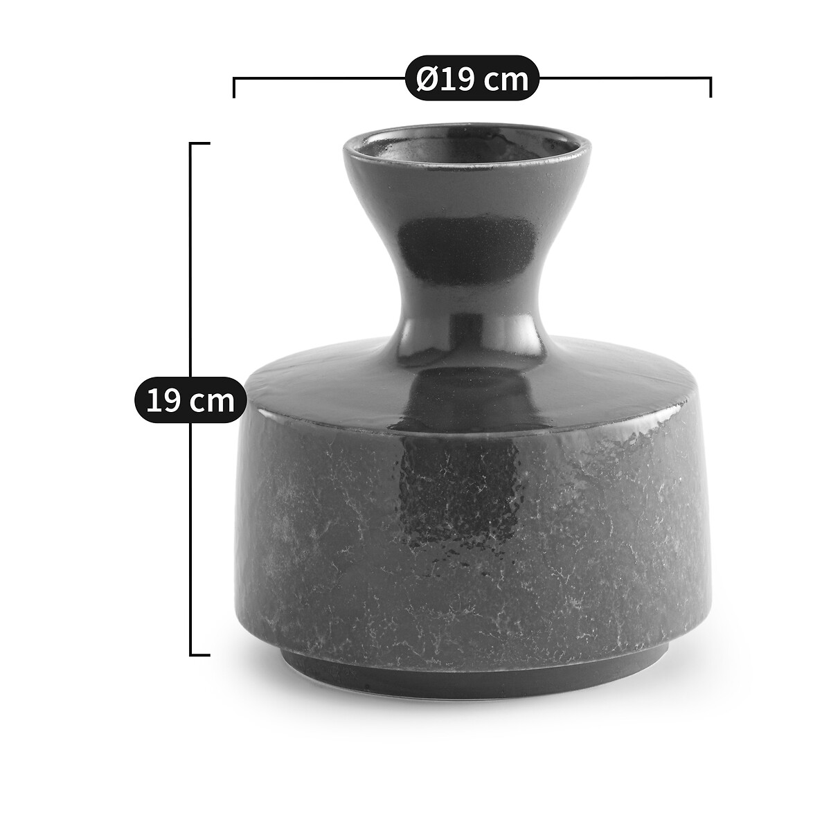 AM.PM<br>Vaso de cerâmica com esmalte, Medine