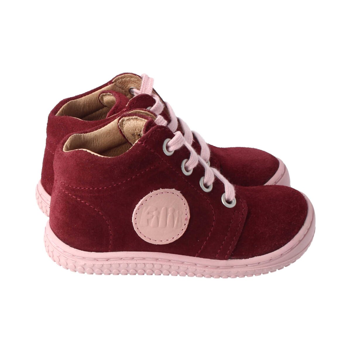 3011-1 rasberry GECK velours leather laces Weite/M