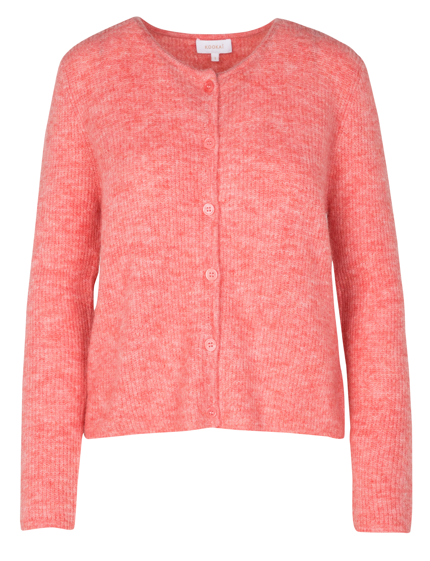 DANNA - Gilet droit col rond| Rose