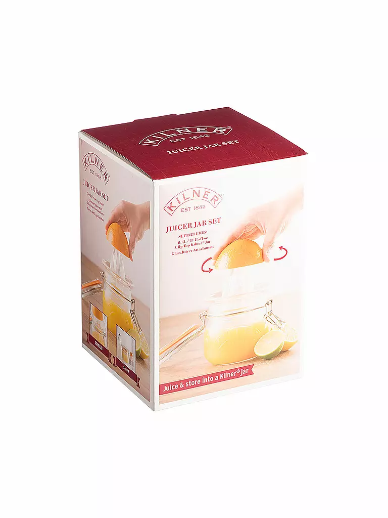 KILNER Zitruspresse transparent