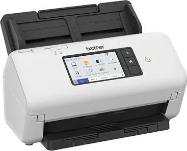 Brother ADS-4700W - Dokumentscanner - Dual CIS - Duplex - A4 - 600 dpi x 600 dpi - op til 40 ppm (mono) / op til 40 ppm (farve) - ADF (80 ark) - op til 6000 scanninger pr. dag - USB 3.0, LAN, Wi-Fi(n), USB 2.0 (Host)