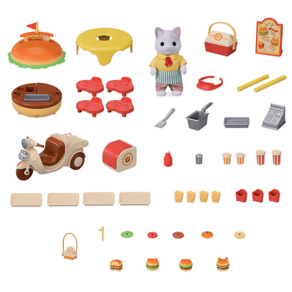 Sylvanian Families Hamburgerstand