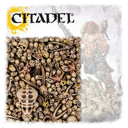 Games Workshop Citadel Skulls / Schädel, 340 Stück