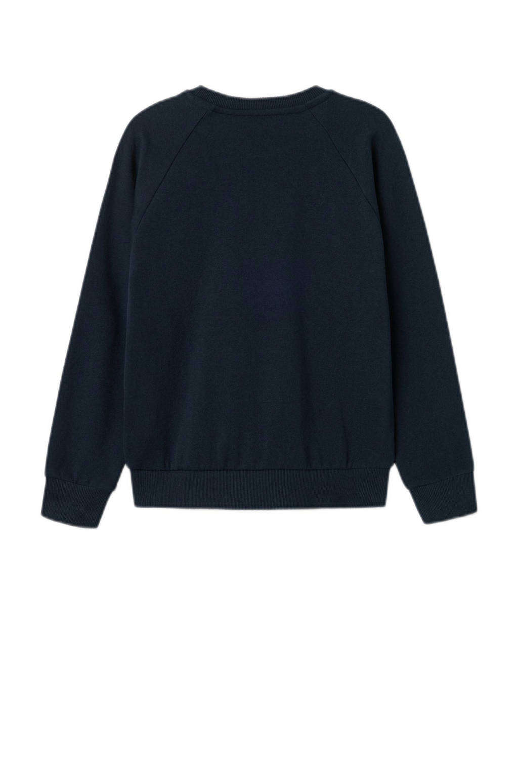 NAME IT sweater NKFVENUS met printopdruk donkerblauw