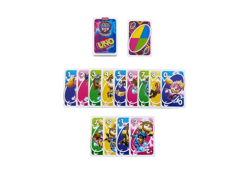 Mattel Spiele Kartenspiel UNO Junior Paw Patrol 2 Kinder-Kartenspiel