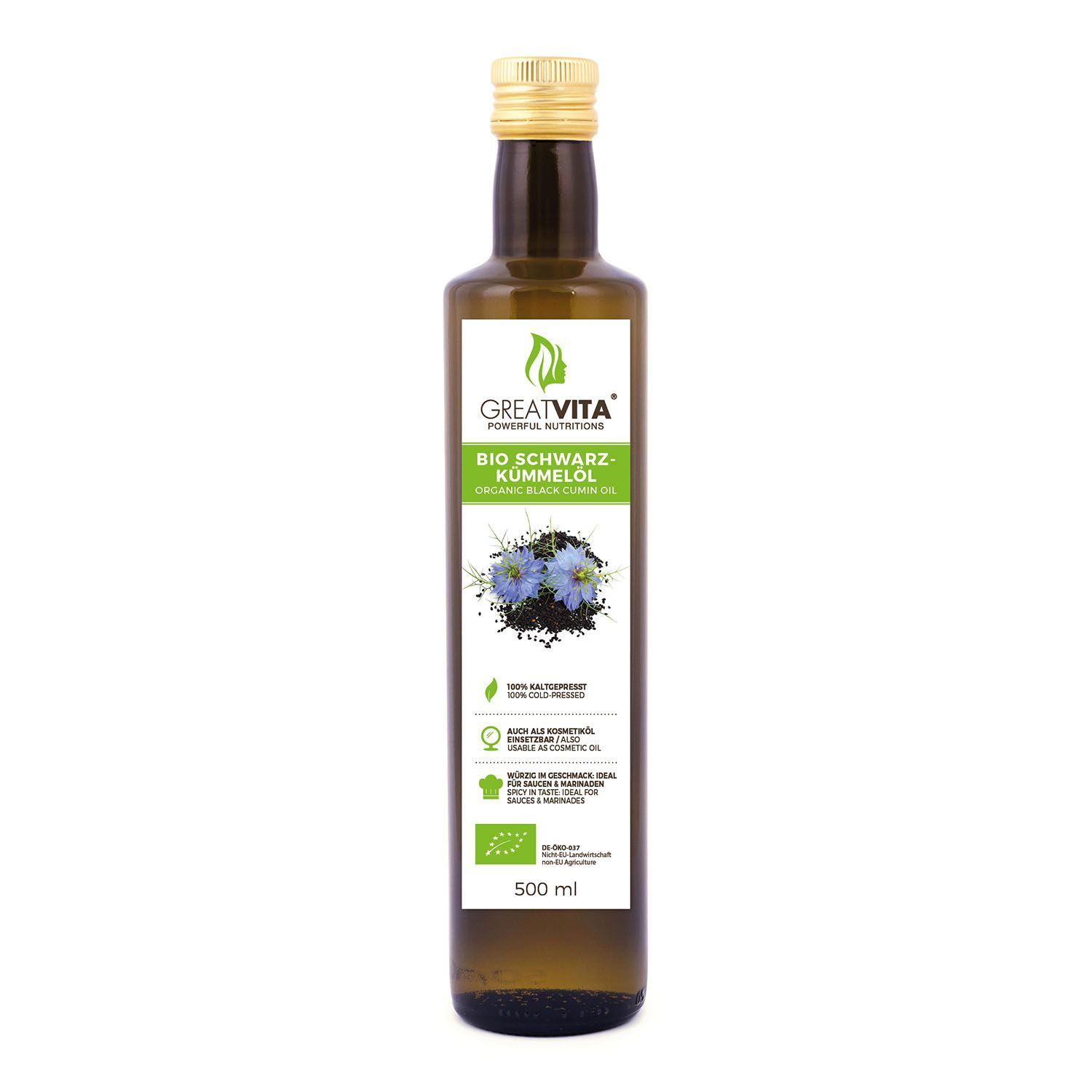 GreatVita Bio Schwarzkümmelöl