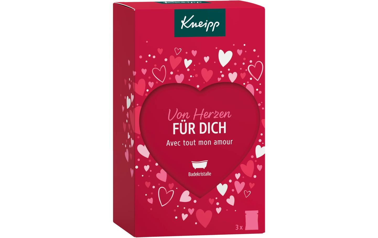 Geschenkset Von Herzen Für Dich 3 x 60 gGeschenkbox mit hochwertigen Pflegeprodukten