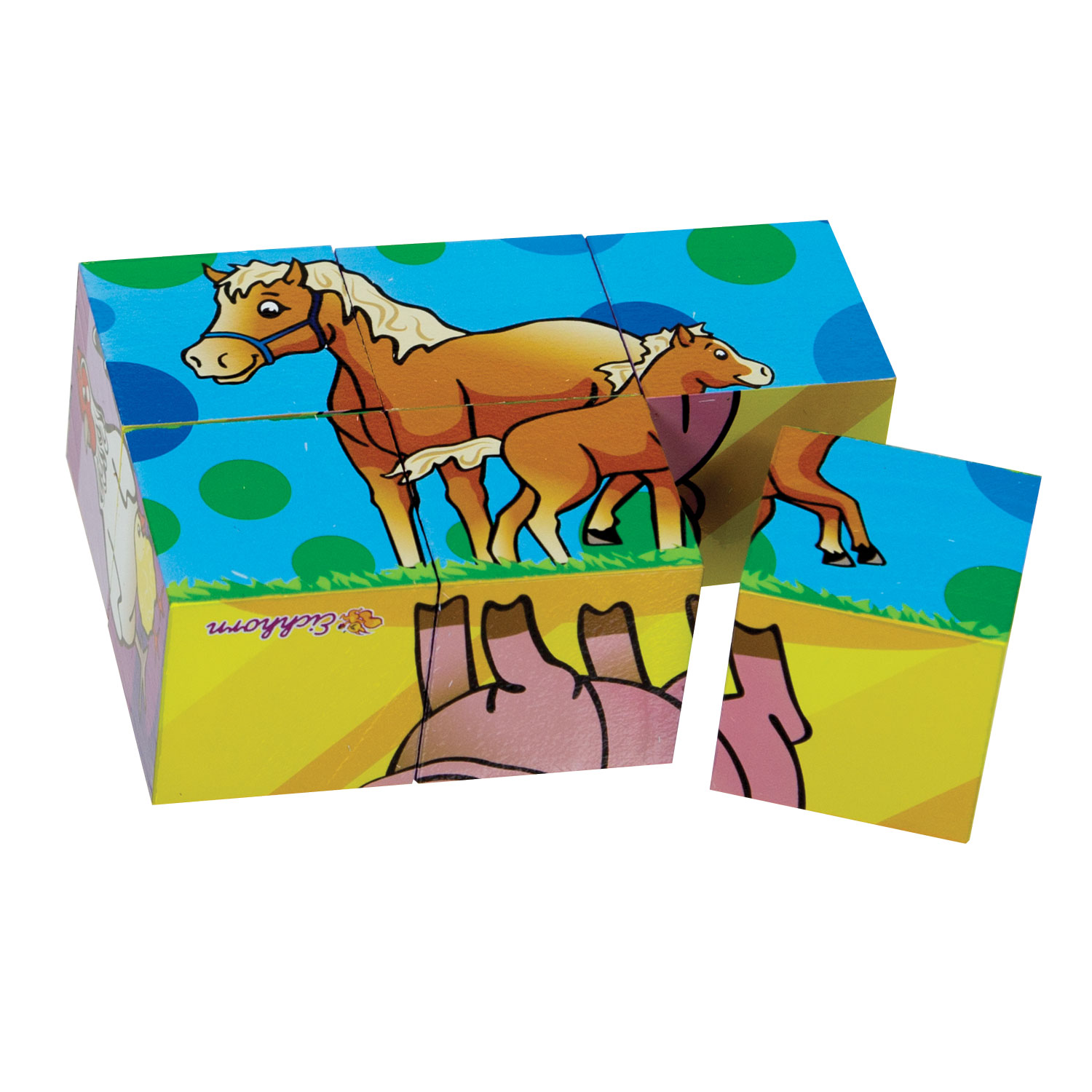 Eichhorn Blokpuzzel, 6dlg.