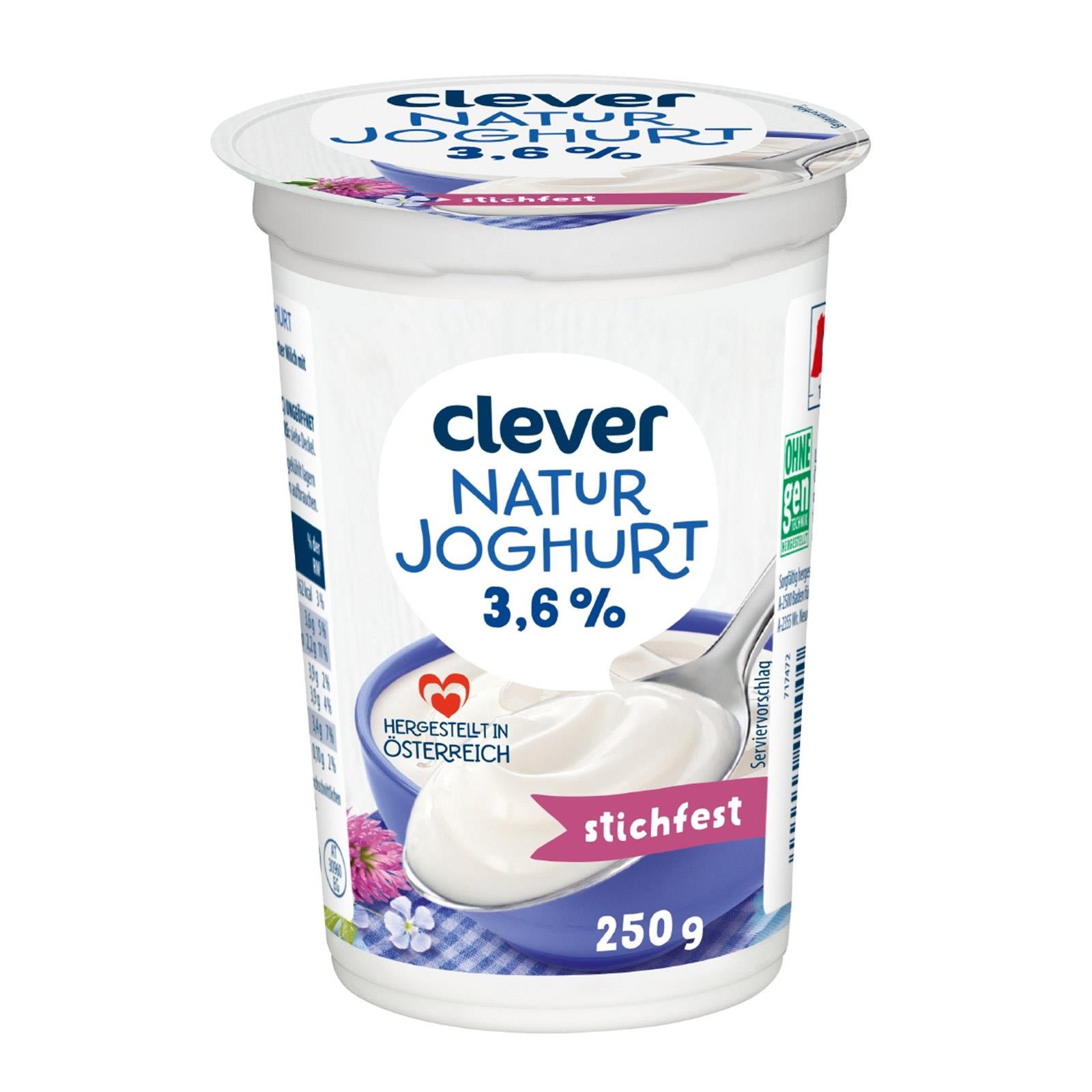 Clever Joghurt stichfest 3.6%