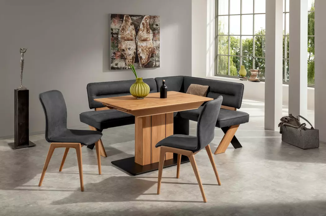 Esstisch mit Ansteckplatte Sydney 120/170 x 80
