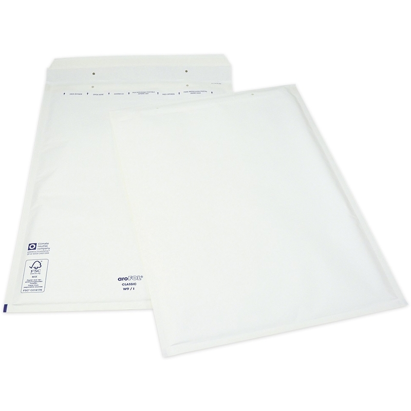 Office World Luftpolstertaschen Nr. 9, 320 x 455 mm, weiss, 10 Stück