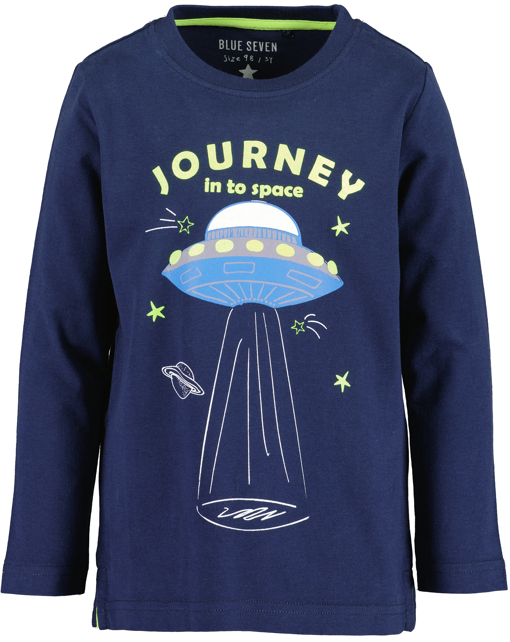 Langarmshirt SPACE JOURNEY in ultramarin