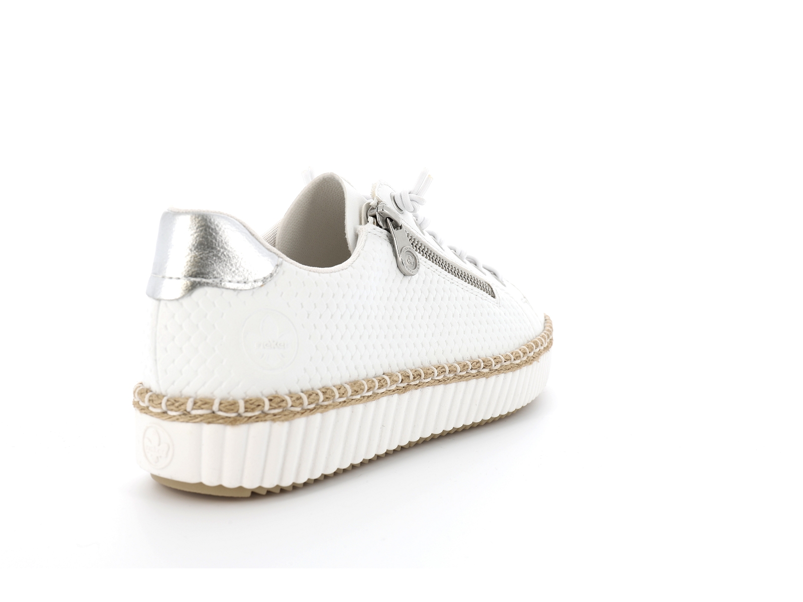 Rieker-M2940 Synthétique Blanc