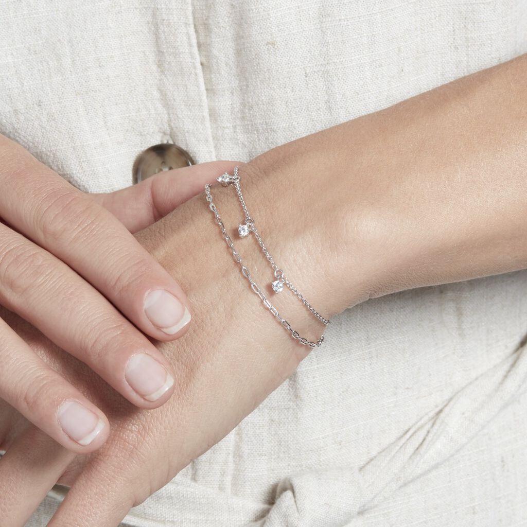 Bracelet Laetita Argent Oxyde