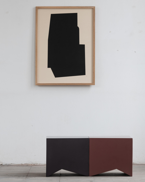 Serax Basile by Bob Verhelst bijzettafel 38x39 Dark Brown
